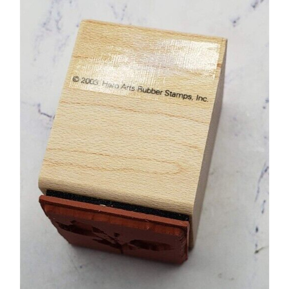 Hero Arts Quatros LL842 Flower Blocks Wood Mounted Rubber Stamps Set of 4 - Picture 10 of 11